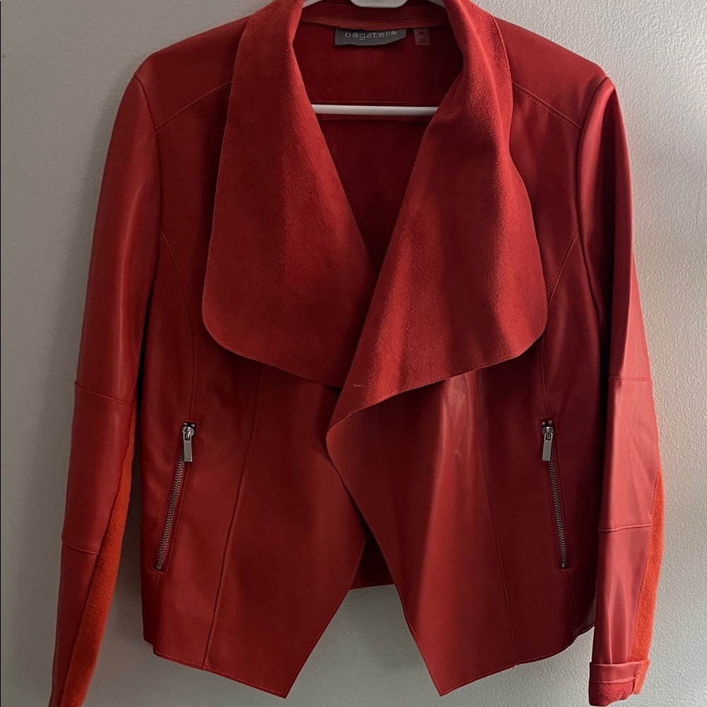 Bagatelle Women's Bold Red‎ Jacket